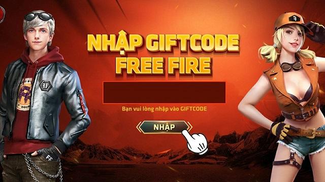 Nhập mã code miễn phí vào khung trống yêu cầu và nhấn nhập để xác nhận